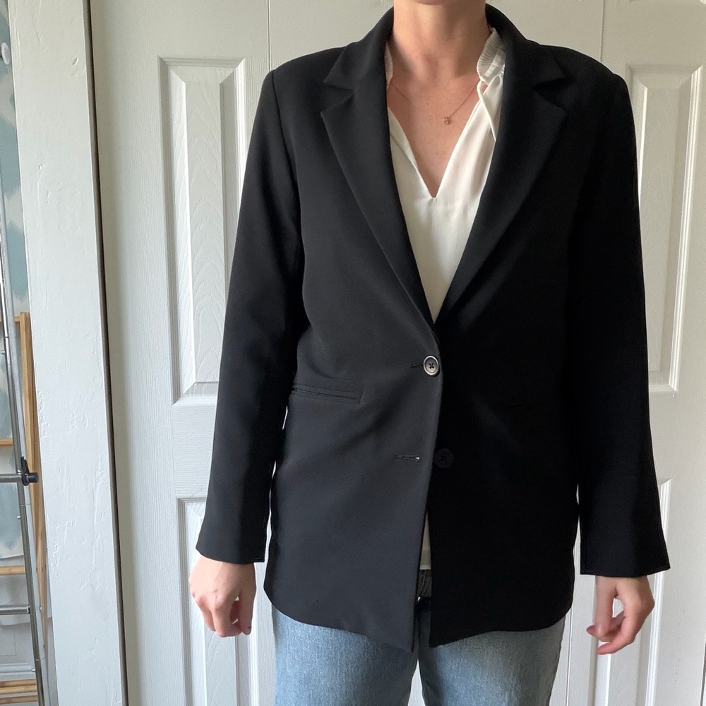 Black Abercrombie oversized Blazer size S